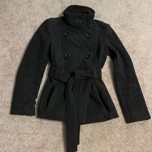 Zara Basics Wool blend coat